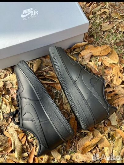 Кроссовки Nike Air Force 1 low Black (Новые)