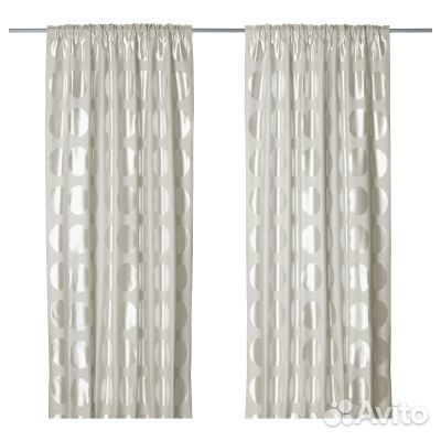 Шторы IKEA Нинне рунд