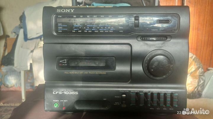 Дека От Магнитолы Sony CFS-1035S