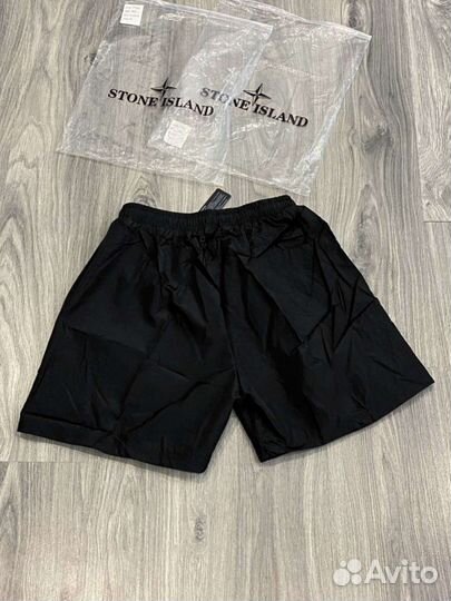 Stone island шорты чёрные