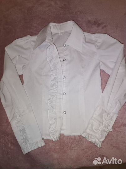 Блузка школьная 122 128