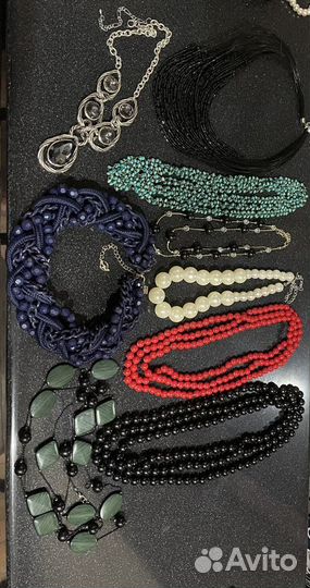 Бижутерия серьги, браслет, бусы, колье