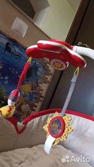 Люлька баунсер tiny love шезлонг