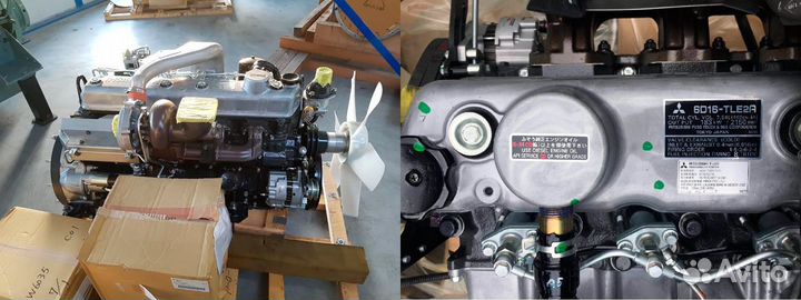 Двигатель Kobelco 6D34-TLE2A, 6D34-tlu2d, 6D34