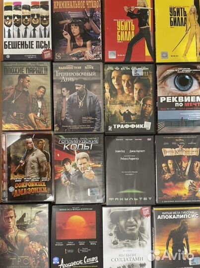 35 DVD с фильмами и музыкой