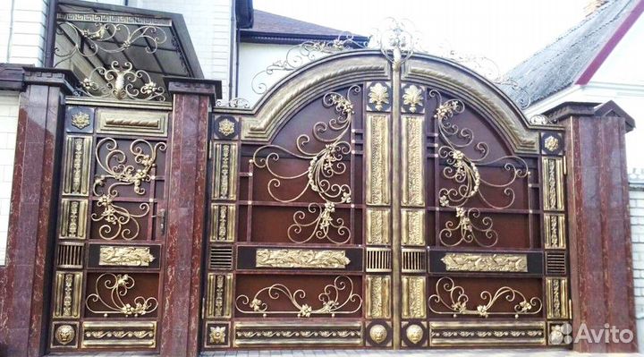 Кованые ворота