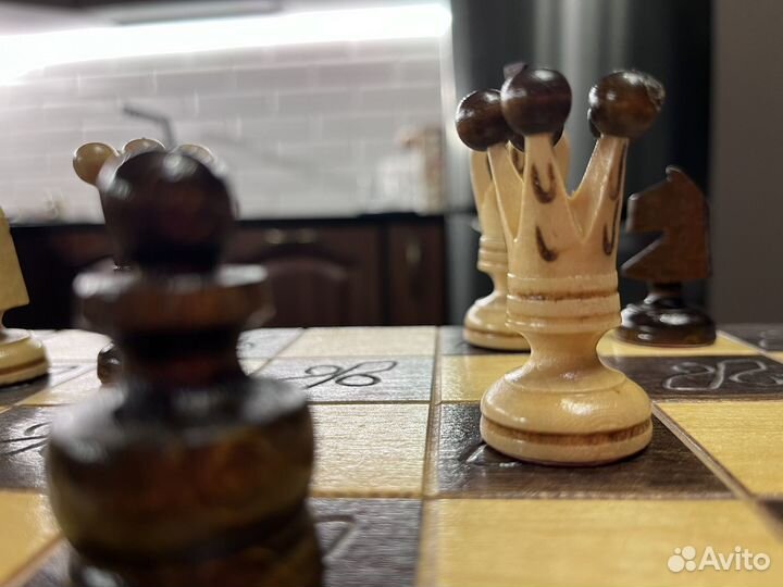 Шахматы деревянные ручной работы