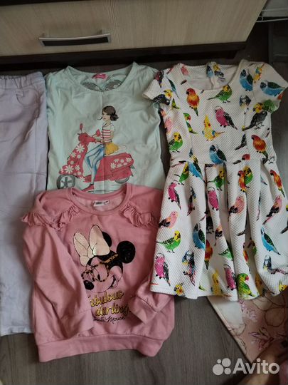 Пакет одежды для девочки 122-128