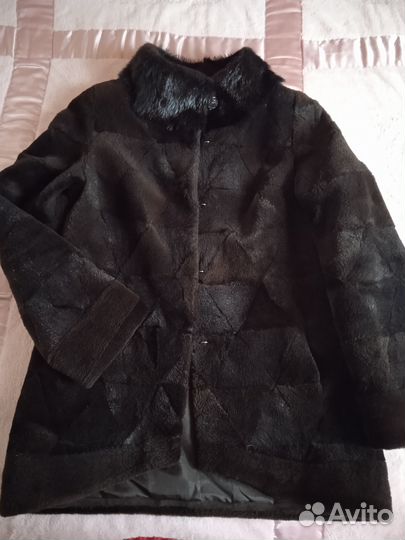 Шуба из стриженной нутрии