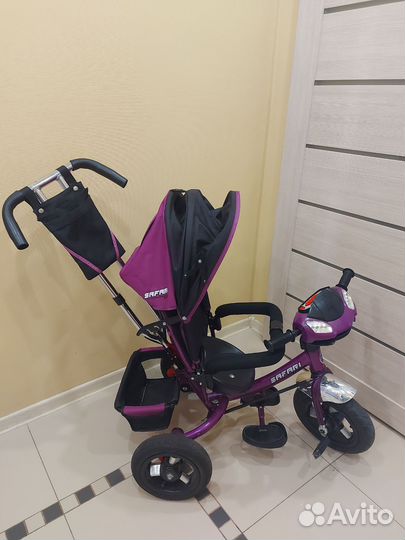 Трехколесный велосипед коляска