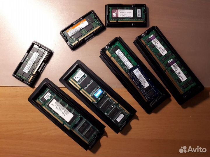 Модули памяти для ноутбуков DDR3 DDR2 DDR
