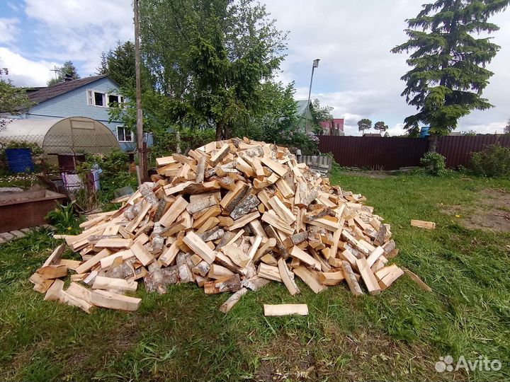 Дрова березовые колотые