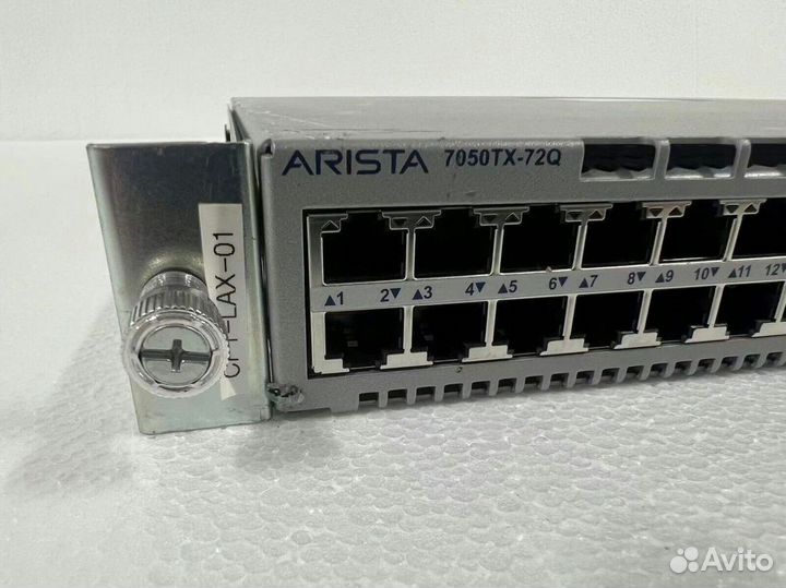 Arista DCS-7050TX-72Q 48-Port 48xRJ45 10GbE 6x qsfp Network Switch Dual AC PSU