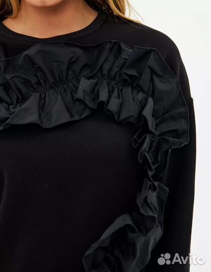 Свитшот с рюшами