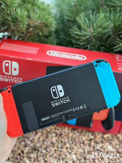 Чип Nintendo Switch 2rev+MicroSD 128gb+Игры