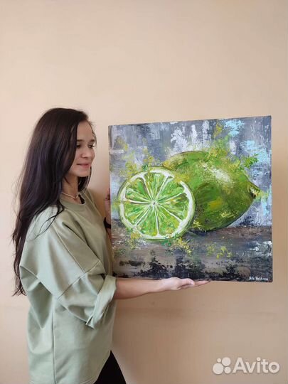 Картина маслом холст 