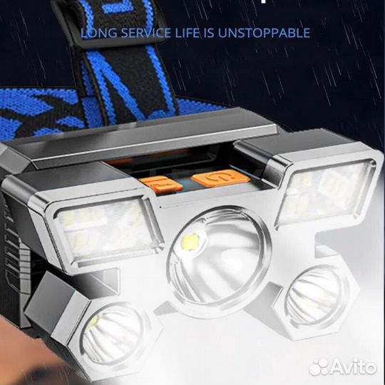 Налобный фонарь usb