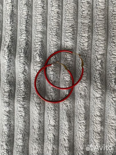 Серьги кольца, серьги лунный камень