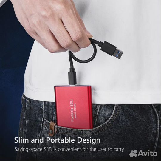 Внешний жесткий диск SSD, на 4 тб, USB 3.0