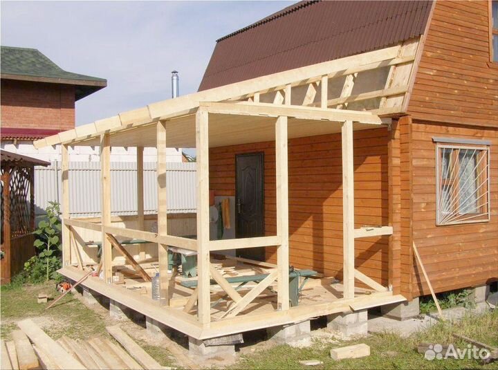 Пристройка к дому под ключ Строительная бригада