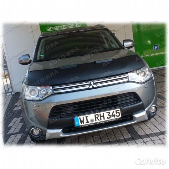 Дефлектор капота Mitsubishi Outlander 2012-2023