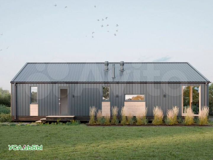 Дом 102,8 м² на участке 6,1 сот.