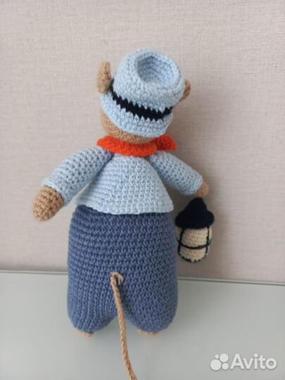Новая вязаная мягкая игрушка мышка мышонок