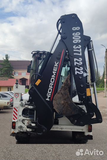 Услуги экскаватора погрузчика Hidromek 102S