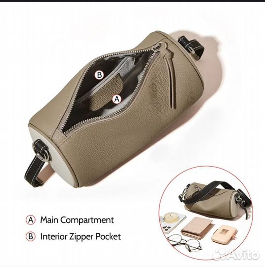 Сумка женская через плечо натуральная кожа