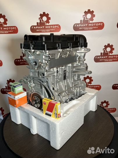 Новый мотор (двигатель) hyundai Solaris Kia Rio 3
