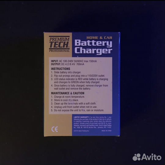 Зарядка(+авто) для батарей от фотоаппаратов sony