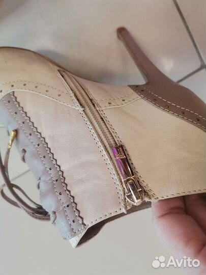 Ботильоны женские 38 размер натуральная кожа