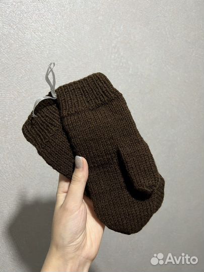 Варежки вязаные