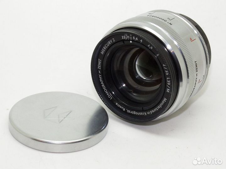Объектив Lomography Mercury 2 35mm f/2 M39 новый