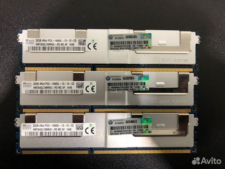 RAM 32 gb Samsung DDR3 PC3-10600R