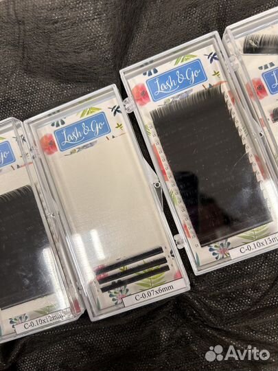 Ресницы lash go изгиб С