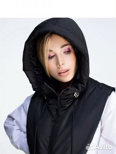 Съемный капюшон капор зимний новый