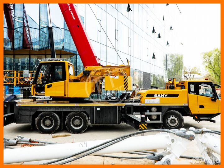 Аренда и услуги автокрана, 30 т, 42 м, с гуськом 9 м