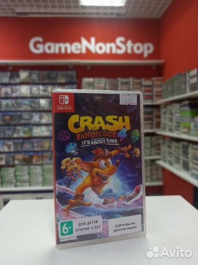 Crash bandicoot its about time Nintendo Switch
