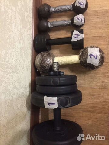 Гантели разные