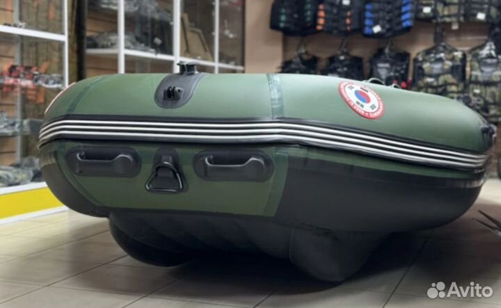 Лодка mishimo BIG floor DF 440 зеленая