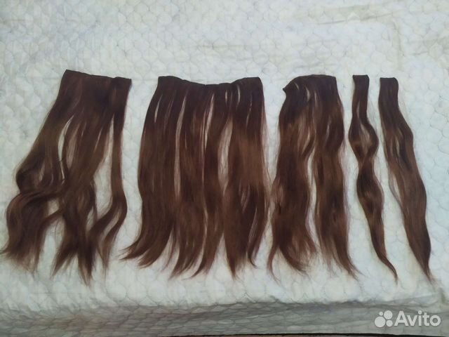 Волосы на заколках