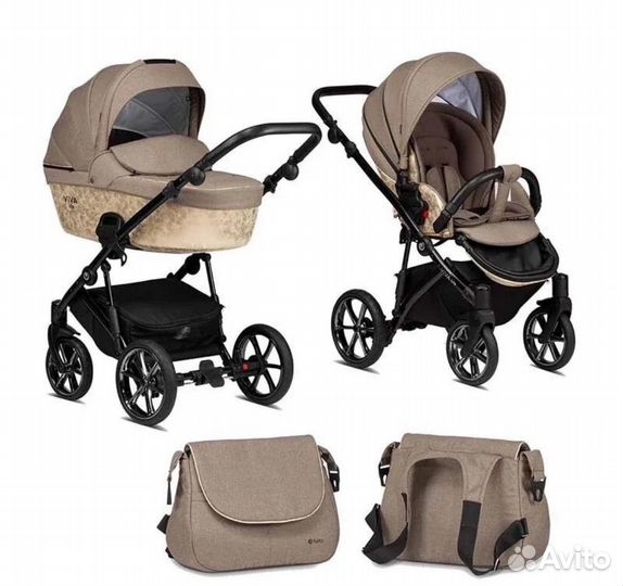 Коляска tutis viva life 3 в 1 premium