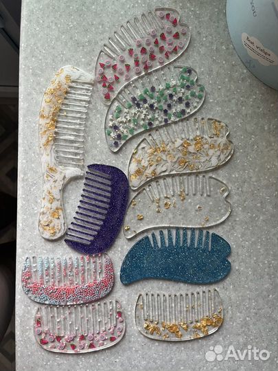 Расчески из эпоксидной смолы