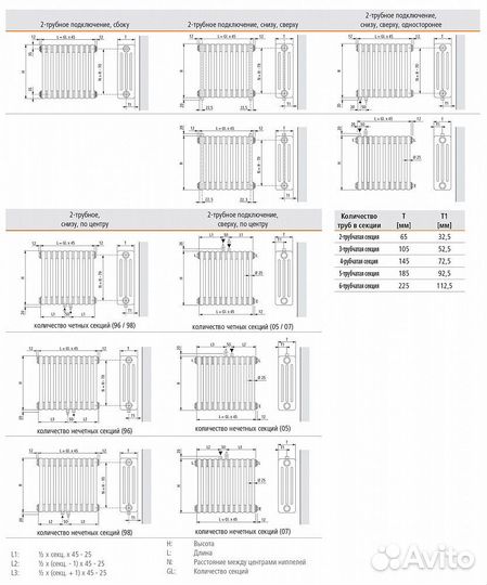 Стальной трубчатый радиатор отопления Arbonia 2180
