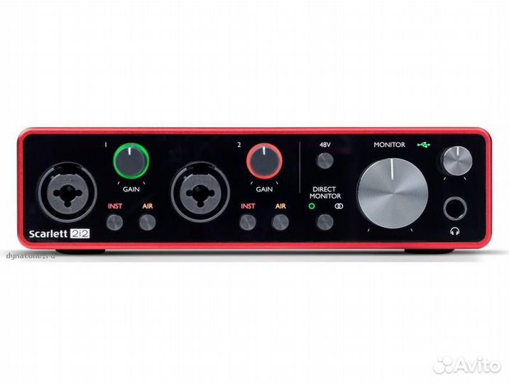 Focusrite Scarlett 2i2 3rd Gen аудио интерфейс USB