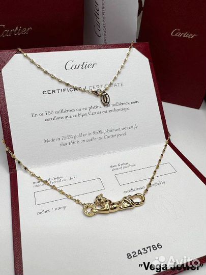 Подвеска колье Panthère de Cartier