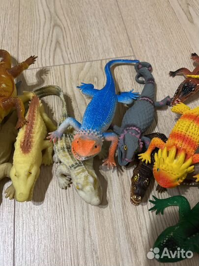 Резиновые, пластиковые ящерицы