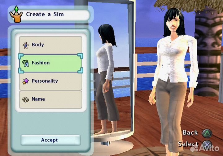 The Sims 2: Castaway PSP, английская версия