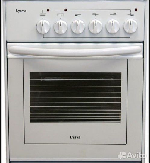 Кухонная плита Лысьва эп 401 ст белая, без крышки